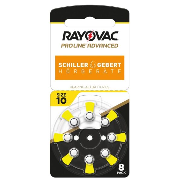 Rayovac Proline Advanced Hörgerätebatterie Größe 10